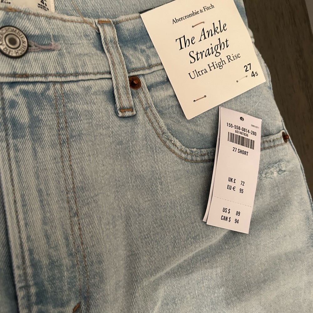 Abercrombie & Fitch Light Blue Men's Jeans